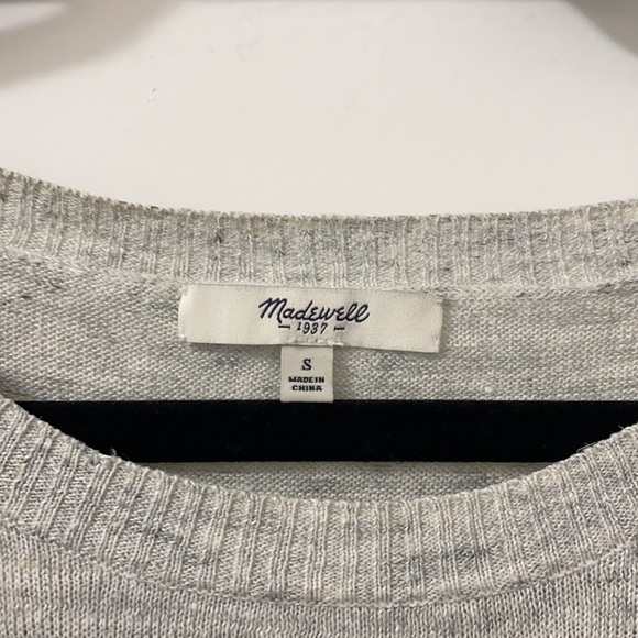 Madewell | Colourblock Linen T Shirt Small - Picture 4 of 6